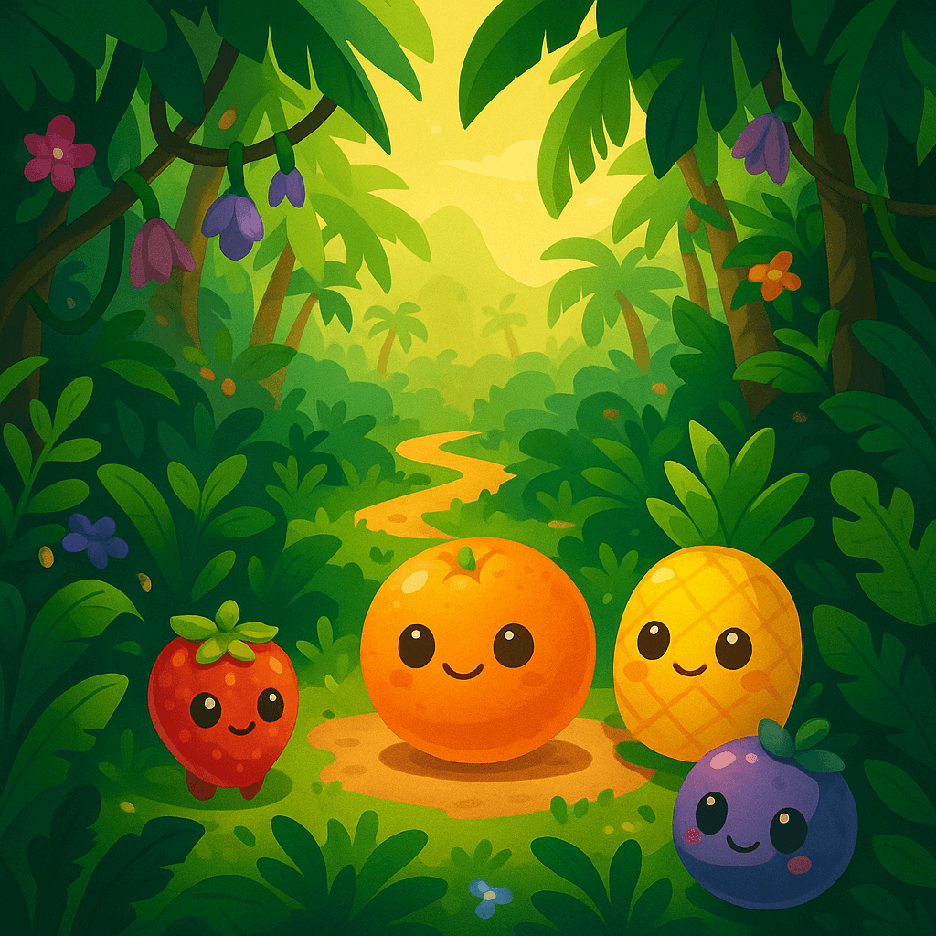 A fun fruit-themed kart racing game